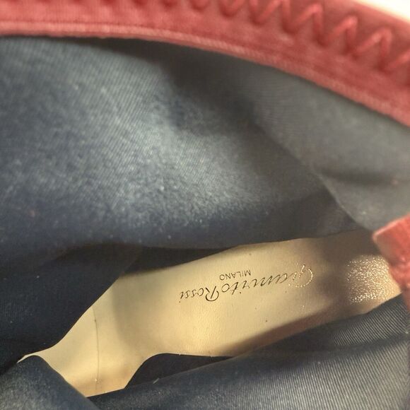 GIANVITO ROSSI Jenna Suede Paneled Stretch Knit Sock Boots In Brick Size 37 - Picture 10 of 14